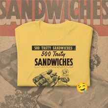 Load image into Gallery viewer, Vintage Sandwich T-Shirt | Retro Cookbook Art Tee | Foodie Graphic Shirt