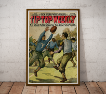 Load image into Gallery viewer, 1907 Football Magazine POSTER! (up to 24" x 36") - Sports - Vintage - Antique - Leather Helmet - Yale