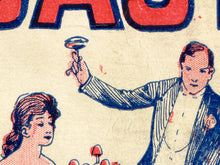 Load image into Gallery viewer, 1903 Vintage 350 Toasts Print – Retro Party Humor Poster, Antique Book Cover Wall Art, Classic Dinner Speech Illustration