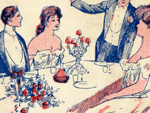 Load image into Gallery viewer, 1903 Vintage 350 Toasts Print – Retro Party Humor Poster, Antique Book Cover Wall Art, Classic Dinner Speech Illustration
