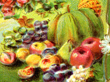 Load image into Gallery viewer, Vintage 1908 Thanksgiving Turkey POSTER: Gold Embossed, Retro Fall Harvest Wall Art Print