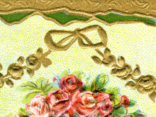 Load image into Gallery viewer, Vintage 1908 Thanksgiving Turkey POSTER: Gold Embossed, Retro Fall Harvest Wall Art Print