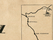 Load image into Gallery viewer, Vasquez Rocks Vintage Brochure Poster - Western Southwest Desert Movies