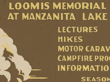 Load image into Gallery viewer, 1930's Lassen Volcanic National Park Poster (up to 24" x 36") - Department of Interior - Vintage