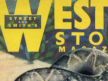 Load image into Gallery viewer, Vintage Style Rattlesnake Poster - 1939 Western Magazine Print - Southwest - Snake