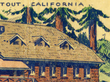 Load image into Gallery viewer, Big Pines Lodge California POSTER! (up to 24" x 36") - Vintage - Antique - Los Angeles - Big Bear - Mountains