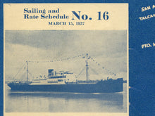 Load image into Gallery viewer, Vintage 1937 Travel Poster (up to 24 x 36) - Ocean Liner - Cruise - Art - South America - Antique