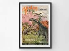 Load image into Gallery viewer, Science Fiction POSTER (up to 24x36) - February 1961 - Vintage - Dinosaurs - Space - SciFi - Dino