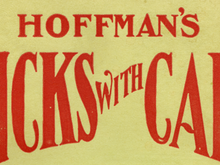Load image into Gallery viewer, 1930 Hoffman's Tricks with Cards Print - Magic - Magician