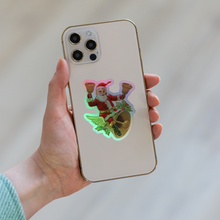 Load image into Gallery viewer, 1908 Santa Hologram STICKERS - Santa Claus - Decoration - Bells - Reindeer - Chimney - Snow