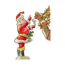 Load image into Gallery viewer, 1908 Vintage Santa Stickers - Santa Claus - Reindeer - Bells - Chimney - Holiday - Gift Wrapping