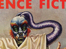 Load image into Gallery viewer, 1959 Merry Christmas Science Fiction POSTER! (up to 24" x 36") - Nativity - Decoration - Odd - Alien