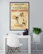 Load image into Gallery viewer, 1925 Meat Loaf Kitchen POSTER! (up to full size 24" x 36") - Vintage - Cookbook - Antique - Heller