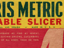 Load image into Gallery viewer, 1950's Morris Metric Vegetable Slicer POSTER! (up to 24" x 36") - Kitchen - Decor - Tools - Gadgets