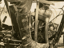 Load image into Gallery viewer, Vintage Motorcycle Metal Print – High-End Glossy Photo Wall Art – Ready to Hang