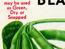 Load image into Gallery viewer, Black Eye Peas Seed Packet POSTER! (up to 24" x 36") - Kitchen - Vegetables - Garden