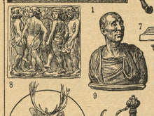 Load image into Gallery viewer, Renaissance Art Poster, Vintage French Language Architecture & Sculpture Print