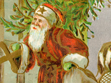 Load image into Gallery viewer, Vintage Santa Claus Sleigh Ride Poster – Nostalgic Christmas Wall Art Print (Multiple Sizes)