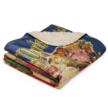 Load image into Gallery viewer, Night Before Christmas Fleece Blanket - Extra Large Sherpa - Vintage Style