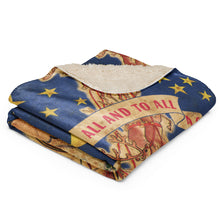 Load image into Gallery viewer, The Night Before Christmas Fleece Blanket Extra Large Sherpa Vintage Style