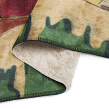 Load image into Gallery viewer, Night Before Christmas Fleece Blanket - Extra Large Sherpa - Vintage Style