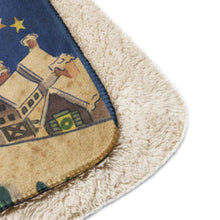 Load image into Gallery viewer, Night Before Christmas Fleece Blanket - Extra Large Sherpa - Vintage Style