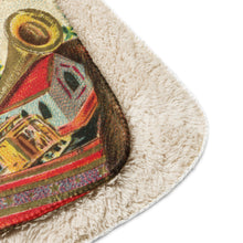 Load image into Gallery viewer, Santa Claus Christmas Throw - Extra Large Sherpa Blanket - Vintage Style