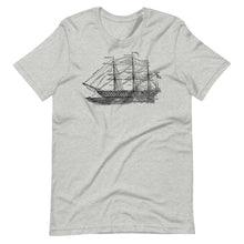 Load image into Gallery viewer, 1905 Fully Rigged Ship Print T-Shirt - Multiple Colors and Sizes - Unisex - High Quality - Fashion - Sails