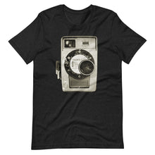 Load image into Gallery viewer, Vintage Brownie Camera Unisex T-Shirt - 1960 - Multiple Colors and Sizes - Fitted Shirt - Fashion - Photography - Film