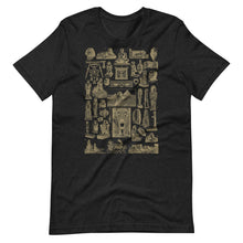 Load image into Gallery viewer, Vintage Egyptian Artifacts T-Shirt - 1906 French Dictionary Print - Archaeology