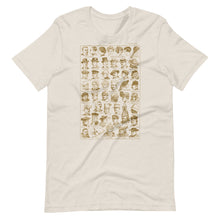 Load image into Gallery viewer, Vintage Hats & Hairstyles T-Shirt - 1931 French Dictionary Balloons Image