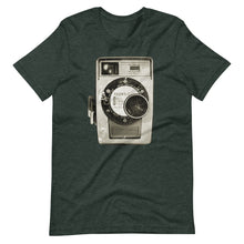Load image into Gallery viewer, Vintage Brownie Camera Unisex T-Shirt - 1960 - Multiple Colors and Sizes - Fitted Shirt - Fashion - Photography - Film