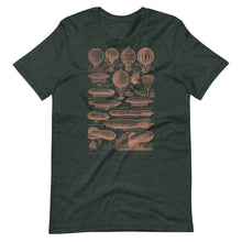 Load image into Gallery viewer, Vintage Dirigibles T-Shirt - 1931 French Dictionary Balloons Image