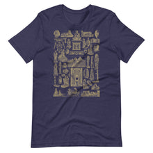 Load image into Gallery viewer, Vintage Egyptian Artifacts T-Shirt - 1906 French Dictionary Print - Archaeology