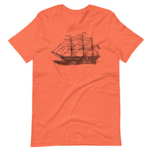 Load image into Gallery viewer, 1905 Fully Rigged Ship Print T-Shirt - Multiple Colors and Sizes - Unisex - High Quality - Fashion - Sails