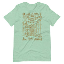 Load image into Gallery viewer, Vintage Egyptian Artifacts T-Shirt - 1906 French Dictionary Print - Archaeology