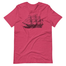 Load image into Gallery viewer, 1905 Fully Rigged Ship Print T-Shirt - Multiple Colors and Sizes - Unisex - High Quality - Fashion - Sails