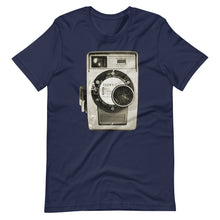 Load image into Gallery viewer, Vintage Brownie Camera Unisex T-Shirt - 1960 - Multiple Colors and Sizes - Fitted Shirt - Fashion - Photography - Film