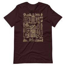 Load image into Gallery viewer, Vintage Egyptian Artifacts T-Shirt - 1906 French Dictionary Print - Archaeology
