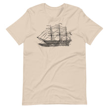 Load image into Gallery viewer, 1905 Fully Rigged Ship Print T-Shirt - Multiple Colors and Sizes - Unisex - High Quality - Fashion - Sails