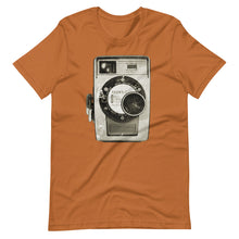 Load image into Gallery viewer, Vintage Brownie Camera Unisex T-Shirt - 1960 - Multiple Colors and Sizes - Fitted Shirt - Fashion - Photography - Film