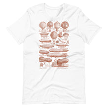 Load image into Gallery viewer, Vintage Dirigibles T-Shirt - 1931 French Dictionary Balloons Image