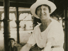 Load image into Gallery viewer, Early Motorcycle & Sidecar Photo Artwork – Glossy Metal Wall Art – Women – Biker – Vintage Style