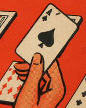 Load image into Gallery viewer, 1939 SOLITAIRE Card Game POSTER! (up to 24" x 36") - Vintage - Antique - Book
