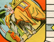 Load image into Gallery viewer, 1930 Game of India (Parcheesi) Game Board POSTER! - 24" x 36" or Smaller - Sorry! - Elephants - Taj Mahal