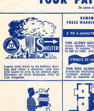 Load image into Gallery viewer, 1955 Atomic Age Info Brochure POSTER! (24" x 36" or smaller!) - Nuclear - Fallout Shelter - Bomb - WW2 - Vintage
