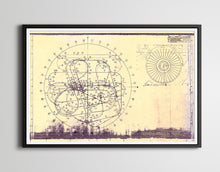 Load image into Gallery viewer, Space Mountain Ride TRACK Blueprint POSTER! (up to 24" x 36") - 1976 - Tomorrowland