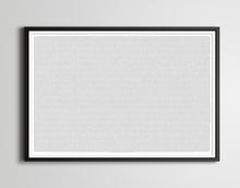 Load image into Gallery viewer, War of the Worlds (H.G. Wells) Tiny Word BOOK POSTER - Minimalist - Literature - Reading - Classics - Sci-Fi Fan Art - Full Size 24" x 36"