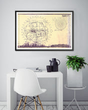 Load image into Gallery viewer, Space Mountain Ride TRACK Blueprint POSTER! (up to 24" x 36") - 1976 - Tomorrowland