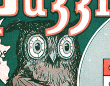 Load image into Gallery viewer, 1922 Puzzle Peg Board Game POSTER! (up to 24" x 36") - Owl - Vintage - Classroom